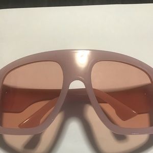 Oversized Pink Sunglasses
